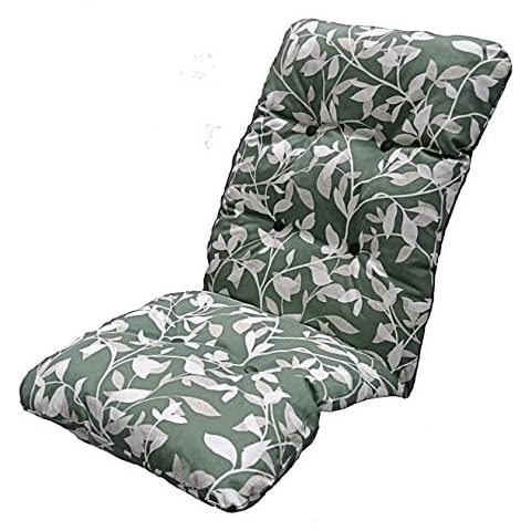 GB Leisure Replacement Deluxe Thick High Back Garden Chair Thick Cushion Pad Ashley Green Cover
