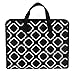 Lzttyee Portable Hand-Held A4 Size Canvas Expandable File Folder Accordion Document Organizer 13 Pockets with Zipper Closure (Pattern 1)