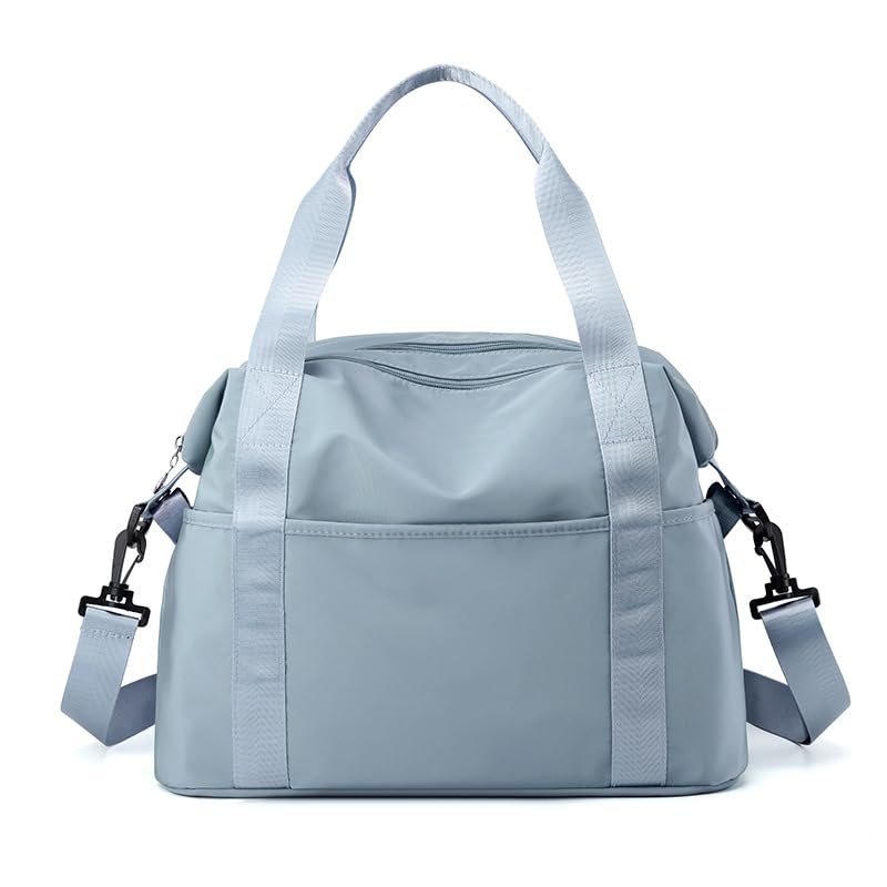 Travel Tote Bag Weekend Bag Sports Gym Yoga Bag Travel Tote Bags for Women with Trolley Sleeve Nylon Tote Purse