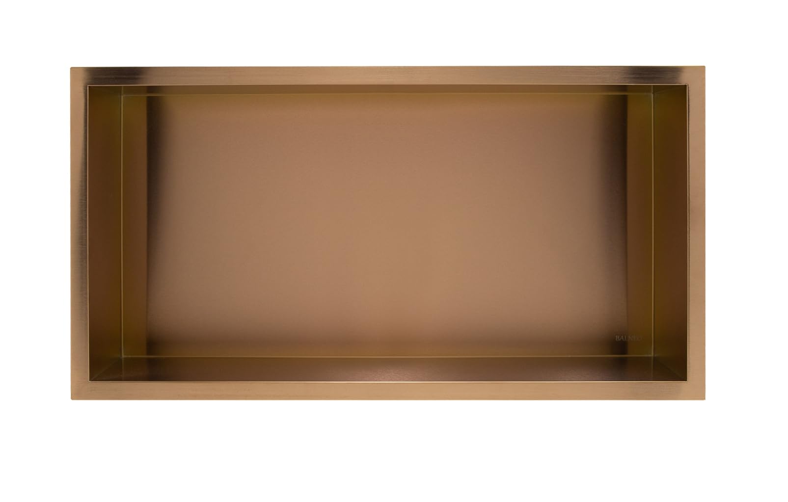 WALL-BOX ONE Nicho de Ducha de Acero Inoxidable Cobre 60x30x7cm, Nicho de Ducha de Pared, Cobre, Impermeable, Instalación de Nicho Flexible, Nicho para Utensilios de Baño, Sin Azulejos