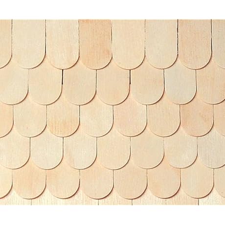 Perfect Stix Dollhouse Mini Fish Scale Wooden Shingles