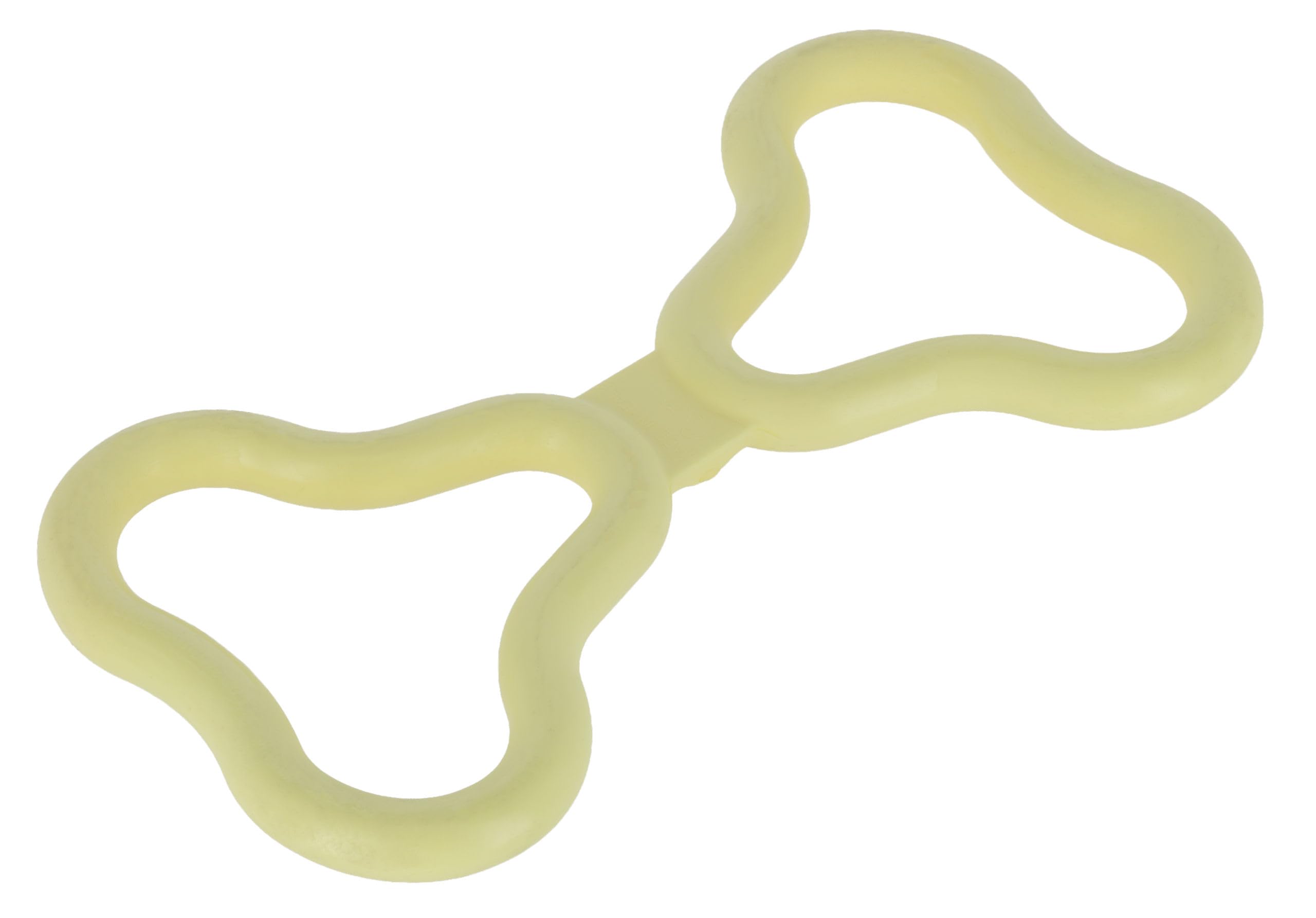 Kerbl Pet Pull Toy, Dog Toy, Fetch Toy, Throwing Toy, Dog, 25 x 13.5 x 1.6 cm, Yellow, TPE, Floatable, BPA-Free, for Tug Games