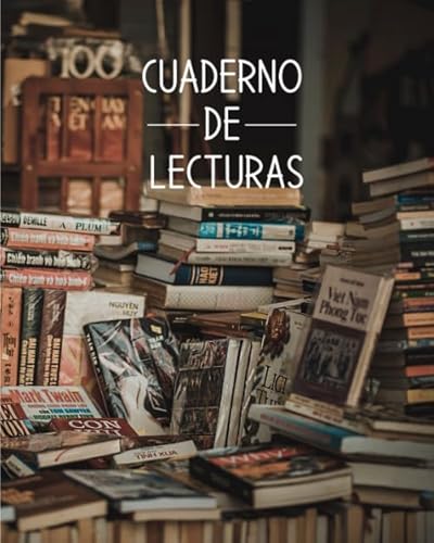 Cuaderno de lecturas: Es un cuaderno que te permite llevar un seguimiento de tus libros leídos con sus 100 fichas de lectura a rellenar - Formato A4 ... - Es ideal para los amantes de la lectura