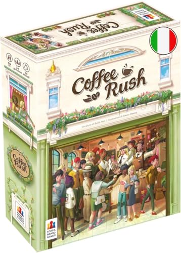 Coffee Rush - Juego de Mesa, 2-4 Jugadores, 8+ años miniatura 1