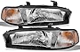 AKKON - For 1995-1997 Subaru Legacy L GT LS Outback Postal Model Clear Headlights Driver Left + Passenger Right Side Pair