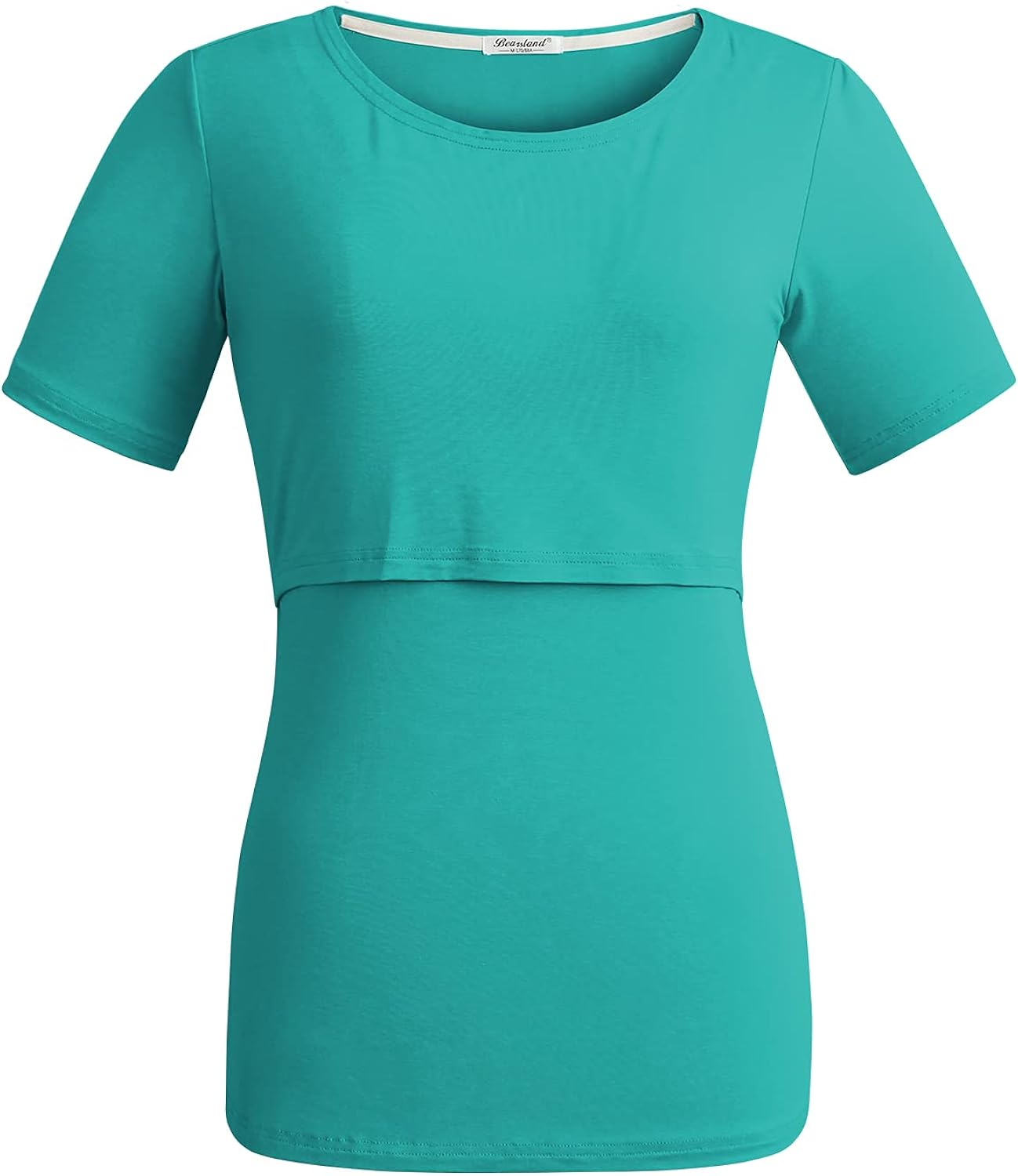 Bearsland Women's 3 Packs Maternity Nursing Tops Short Sleeve Breastfeeding Shirts at  Women’s Clothing store