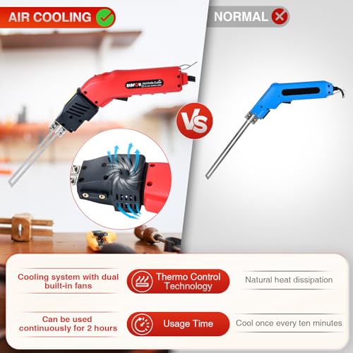 Nlbfou NL-KS200 Foam Cutter Electric Hot Knife Styrofoam Cutter Foam Cutting Tool Hot Knife Foam Cutter Air Cooled 200W 110-120V thumb #1