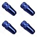 4 Pcs Presta Bicycle MTB Valve Caps French High Pressure Anodized Dust Cover 4 Colors