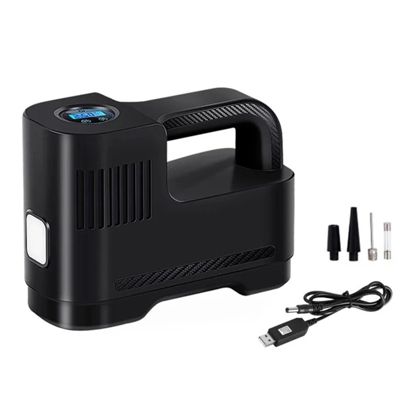Bezprzewodowa Pompka Samochodowa Akumulatorowa Sprężarka Powietrza Pompa 150PSI 120W Do Opon Ze Światłem LED Szybkie Pompowanie Wysiłku(Digital Display)