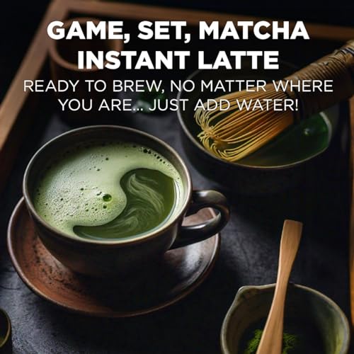Image of Maud's Matcha Tea Latte Instant Packets, 16ct, Gourmet Blended Tea | Instant Hot or Iced Matcha Latte - Just add water