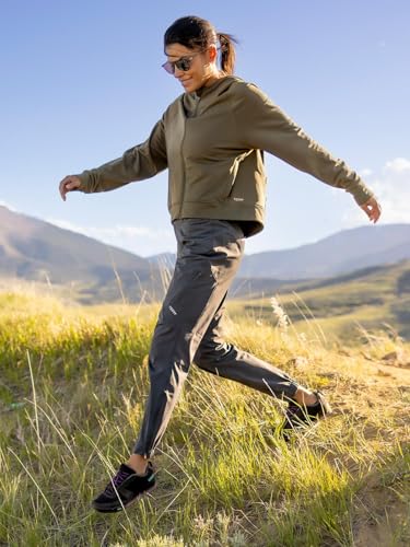 Terry Nova calça feminina de ciclismo de cascalho, ajuste relaxado, BTT, clima frio, equitação, cami