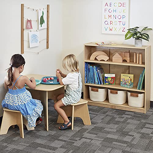 Ecr4Kids Classic Bookcase, 36In, Adjustable Bookshelf, 36In, Natural #TOP6
