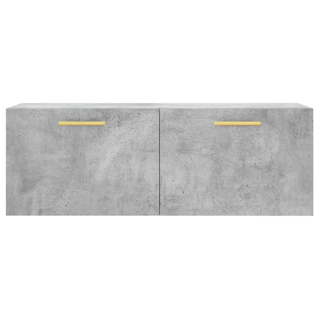 vidaXL Szafka wisząca, szarość betonu, 100x36,5x35 cm, szafka wisząca, szafka wiszaca, szafka na sciane, wisząca szafka, szafka na ścianę