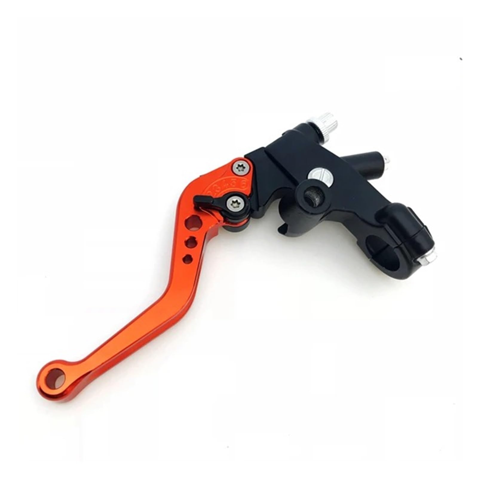 Jwqebns Orange Motorcycle Brake Clutch Levers For Msx125 For Nanja250 For Suzuki For Kawasaki For Triumph Universal 8 Colors 22Mm 7/8" Handlebar Cable Clutch Lever Line(Orange)