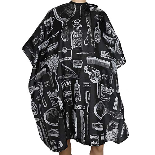 Salon Hairdressing Cape Hairdresser Hair Cutting Gown Barber Cape Hairdresser Cape Gown Cloth Waterproof Hair Cloth for Kids Adult