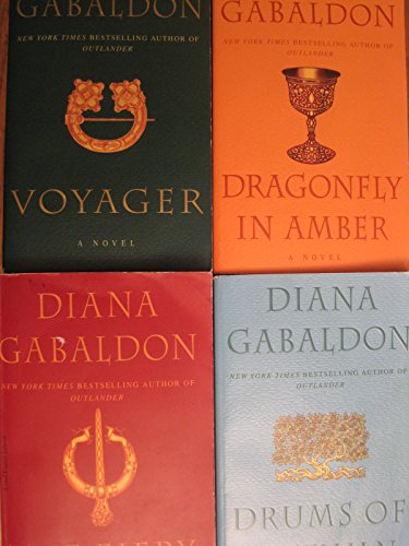 Diana Gabaldon Book Set (Four Books: The Fiery Cross, Dragonfly