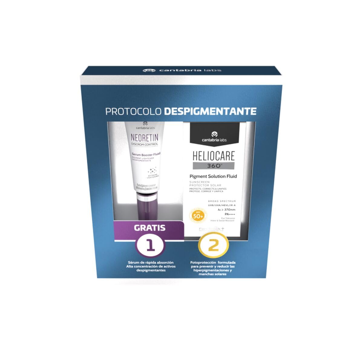 Heliocare Set de Protección Solar 360º SPF 50+ Despigmentante 2 Piezas