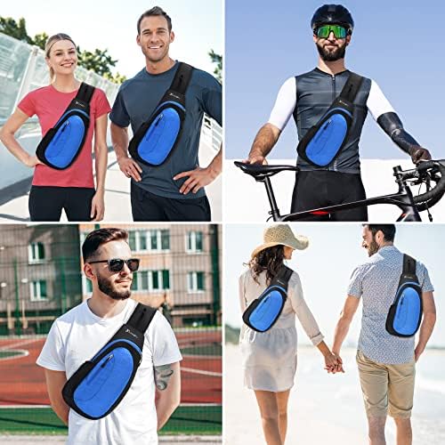 Mardiko Sling Bag for Men Women, Small Backpack Shoulder Chest Bag, Waterproof Lightweight One Strap Rucksack for Travel Sports Hiking