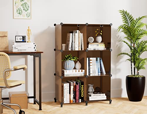 6-Cube-Storage-Organizer-Closet-Organizer-Storage-Cabinet-Shelf-Bookcase-Bookshelf-with-Metal-Hammer-Storage-Cubes-Organizer-Cabinet-for-Kids-Closet-Bedroom-Bathroom118x118x118-inchBlack