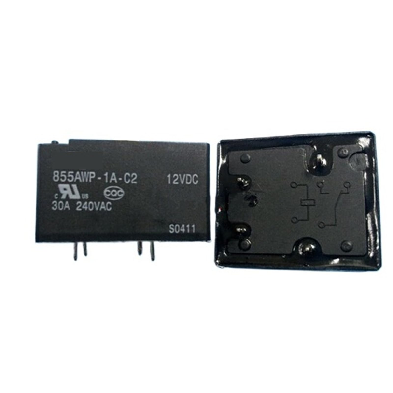 Relais 12VDC 855AWP-1A-C2 Song Chuan inverseur monophasé DIP4 lot de 5 pièces