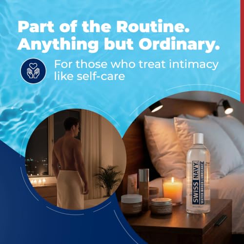Image of Swiss Navy Premium Water-Based Lubricant - 24 oz | Lubricating Gel for Men, Women & Couples - Toy Safe - Non-Staining Formula - Compatible with Latex & Condoms