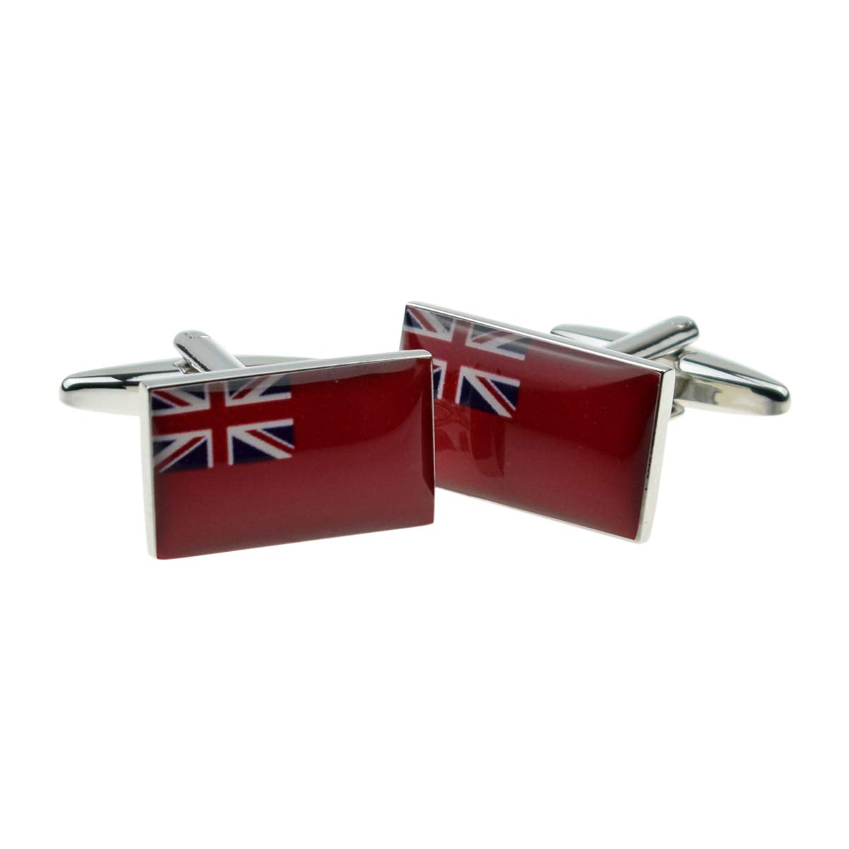 Red Ensign Flag Cufflinks Presented in a Cufflink Box