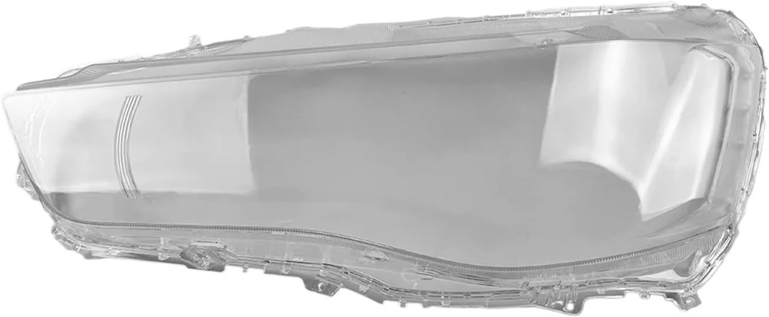 Car Front Lights Case Compatible For Mitsubishi for Outlander EX 2010 2011 2012 Accessories Headlight Cover Lens Glass Parts(2PCS Left and Right) (1PCS Left Side)