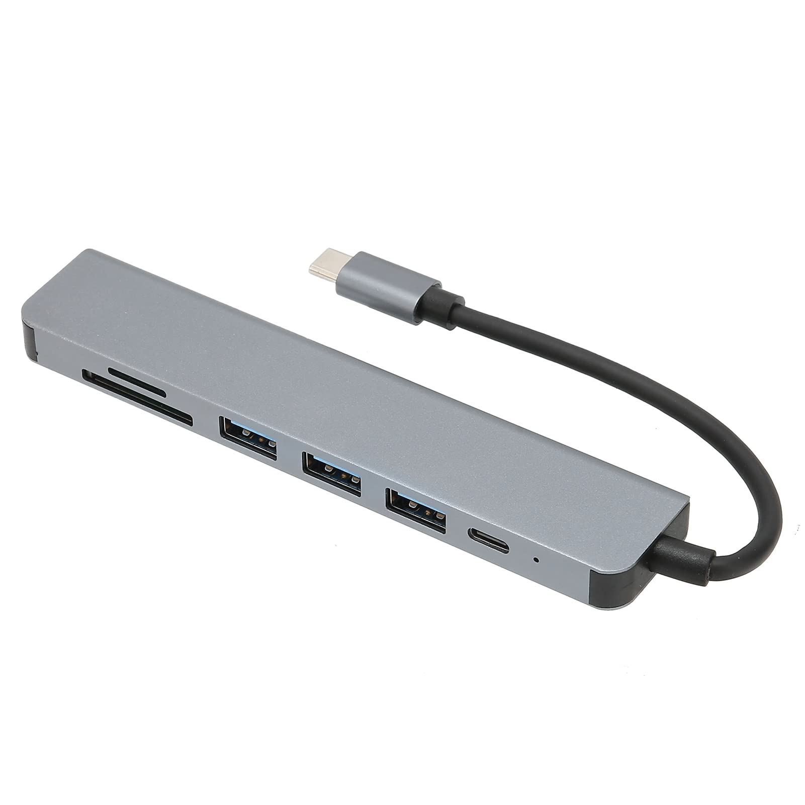 Domary Hub USB C 7 in 1, Adattatore Multiporta HDTV 4K con Ricarica