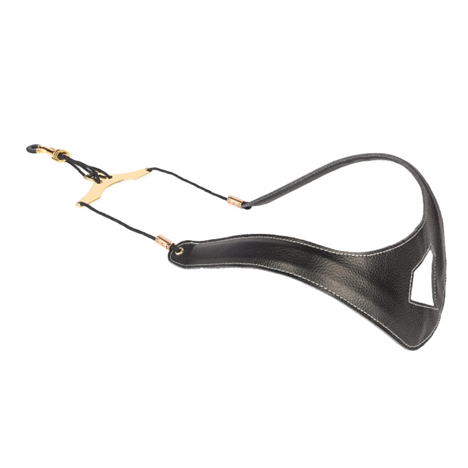 Harnais d'épaule pour saxophone, harnais de saxophone réglable, sangle d'épaule pour saxophone alto ténor baryton soprano, Noir