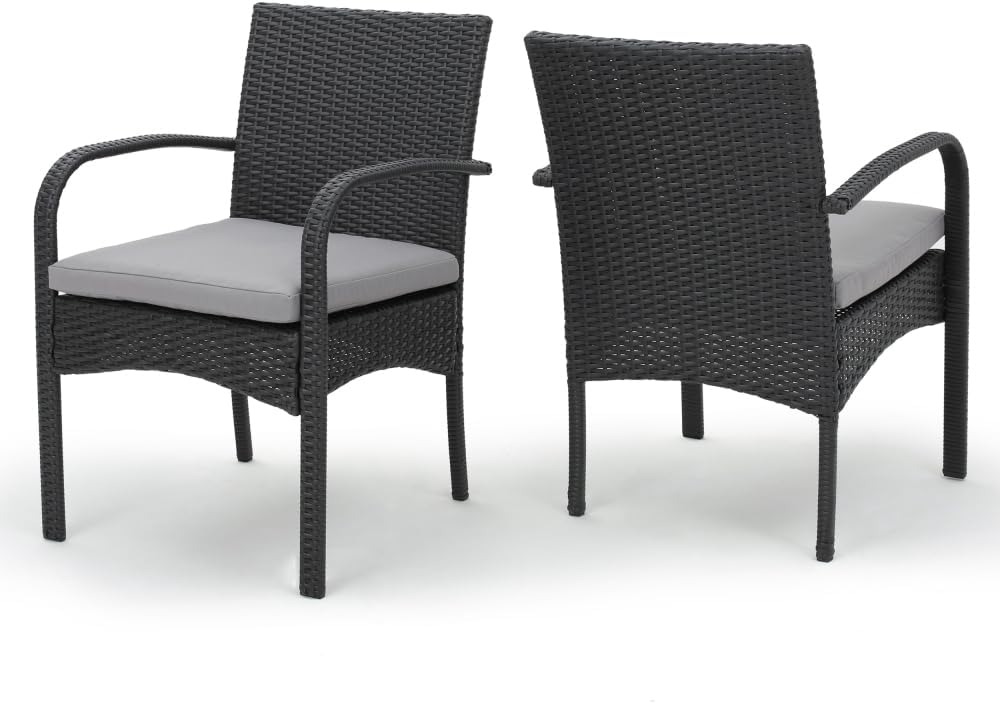 Saiveina Cordoba KD PE Wicker Dining Chair [Set of 2 PCS]