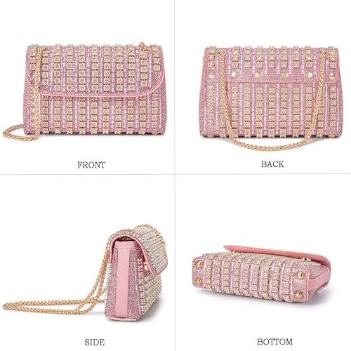 Image of Women's Evening Handbags Rhinestone Purse Crystal Evening Clutch for Women Formal