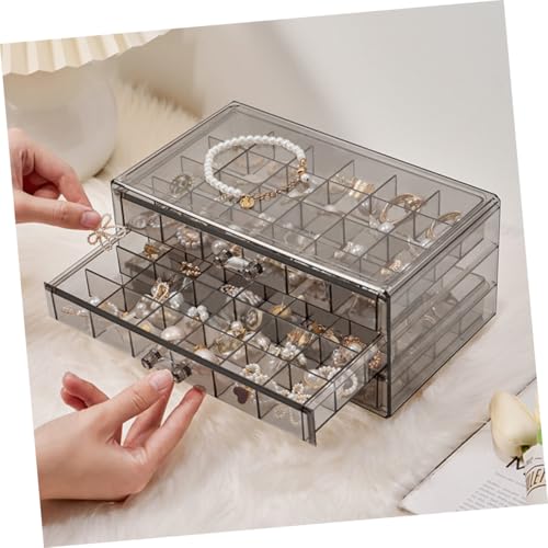 Boîte à bijoux transparente contre le désordre des bagues à la maison - 6