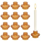 Matériau en verre durable : fabriqués à partir de verre marron clair durable, ces bougeoirs sont conçus pour durer. Leurs parois épaisses et leur base lestée sont conçues pour plus de stabilité, de sorte que vous pouvez utiliser la bougie en toute sécurité. Ils sont réutilisables et faciles à nettoyer