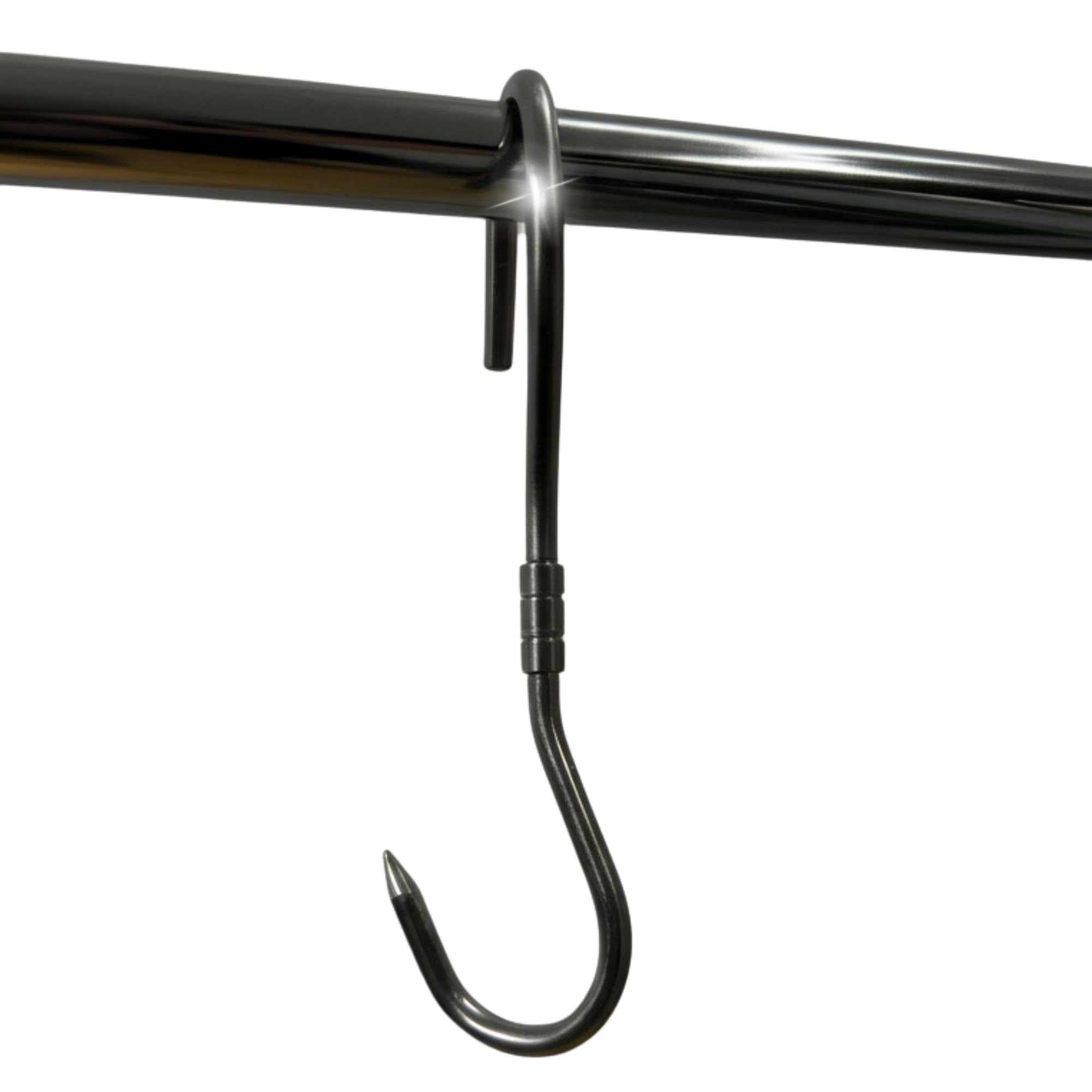 TronicXL 5 Stück PROFI S-Haken - 260x10mm Drehhaken Edelstahl Dreh Haken Wildhaken Zerwirk-haken Swivel Hook Fleischhaken drehbar zum Aufhängen von Wild Fisch Würste Parma Schinken Wildschwein