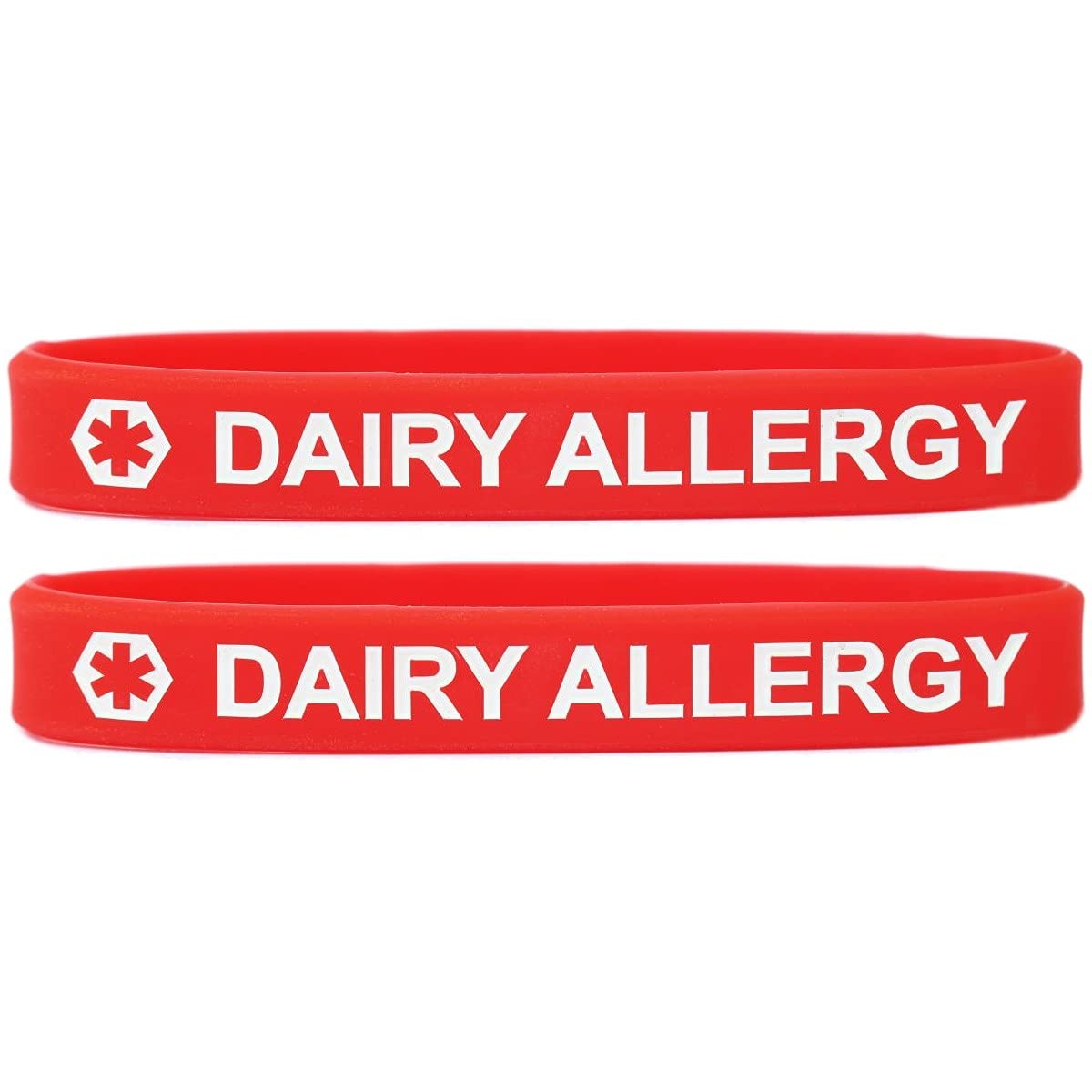 SayitBands 2 Pack of Medical Alert Wristband Bracelets in 12 Options