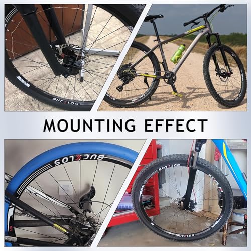 Image of BUCKLOS MTB Wheelset 26 inch 27.5 inch 29 inch Quick Release Disc Brake 32H Mountain Bike Wheels, High Strength Aluminum Alloy Rim Black Bike Wheel, Suitable 8-10 Speed Cassette Mountain Bike Wheelset