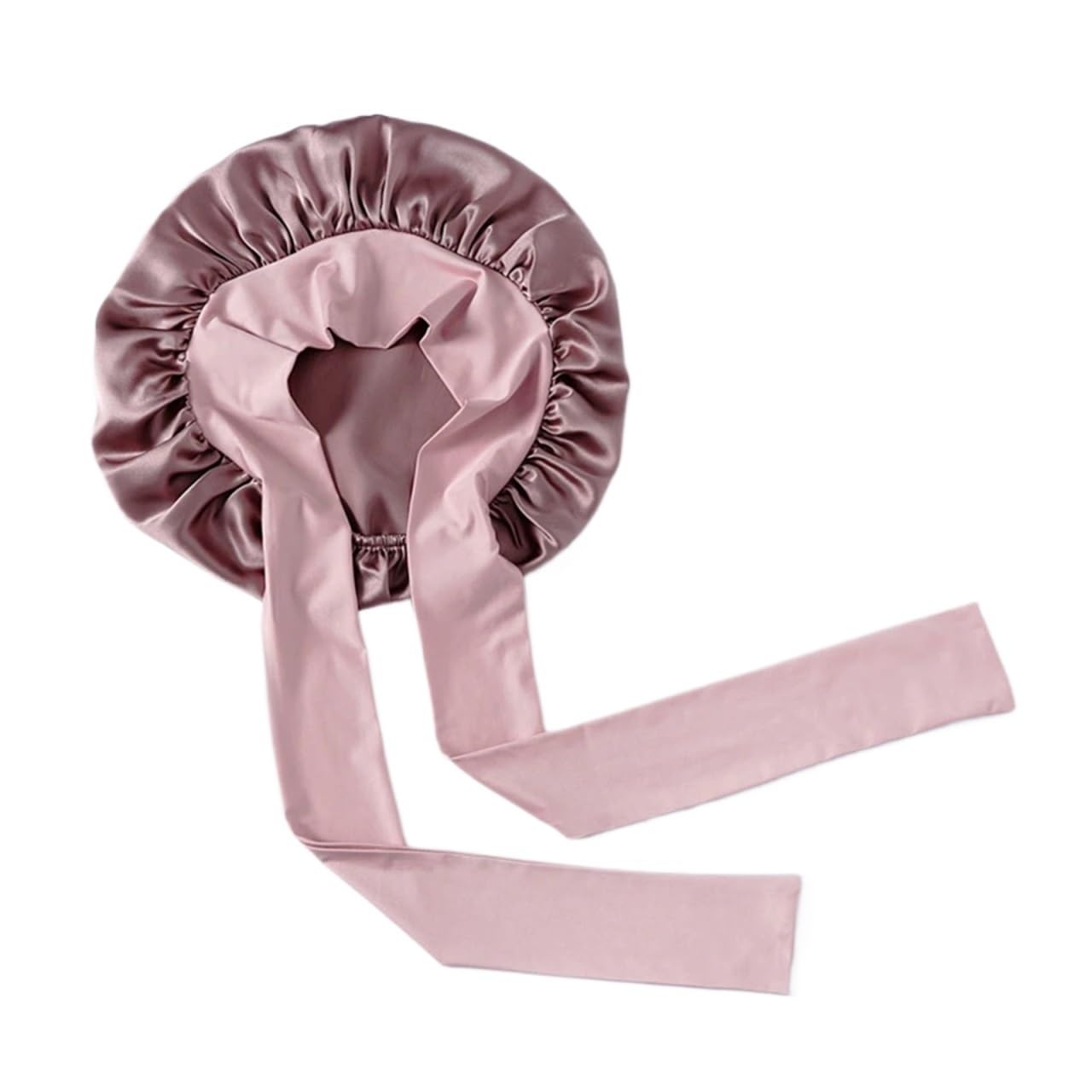 Maulbeerseide-Schlafmütze for Frauen, große Schlafmütze mit breitem elastischem Bindeband for lockige Dreadlock-Zopf-Haarpflege Für Nach