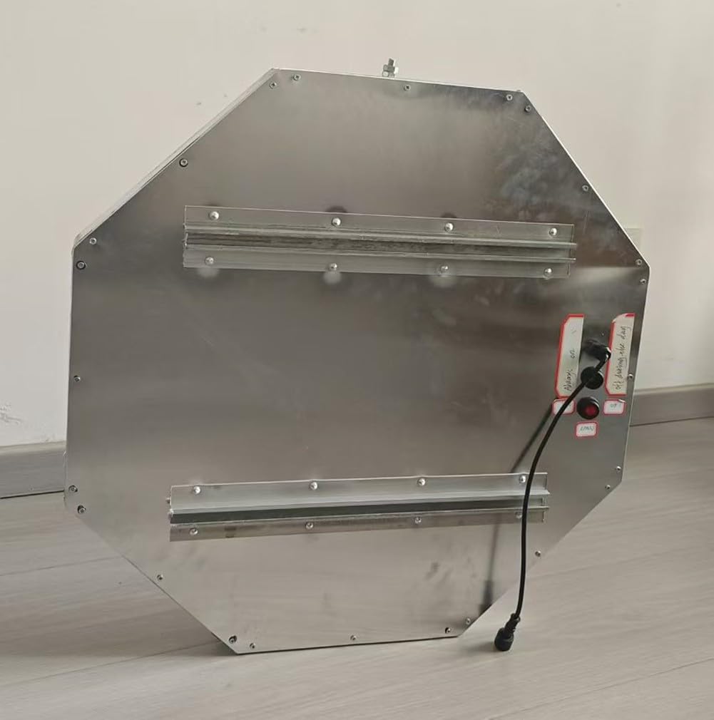 Señal de Pare de 24'', señal de Pare con luz LED Intermitente alimentada por energía Solar, señales de tráfico de Aluminio con Forma Octagonal