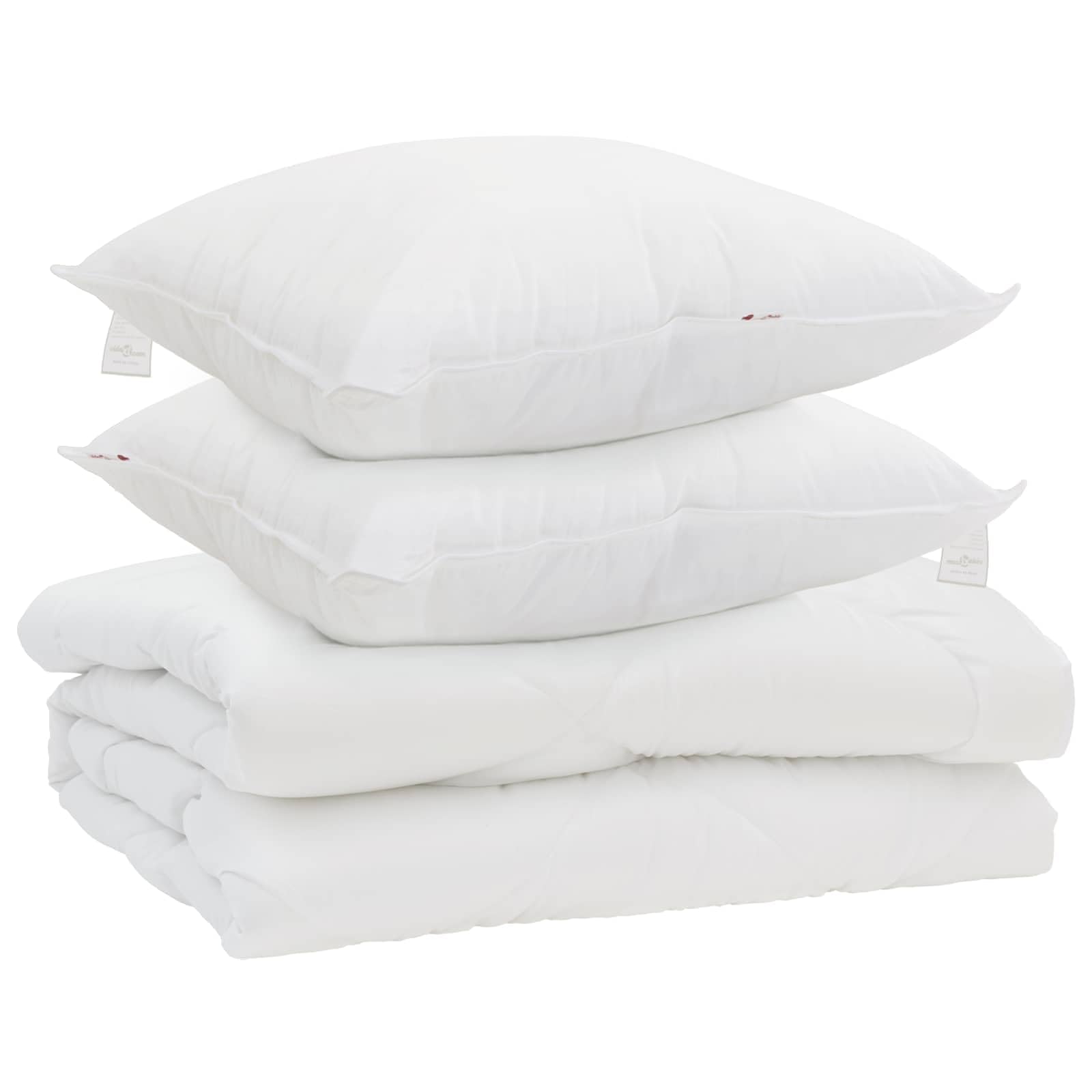 Couette avec oreiller 3 pcs en microfibre haute densité 4.99kg