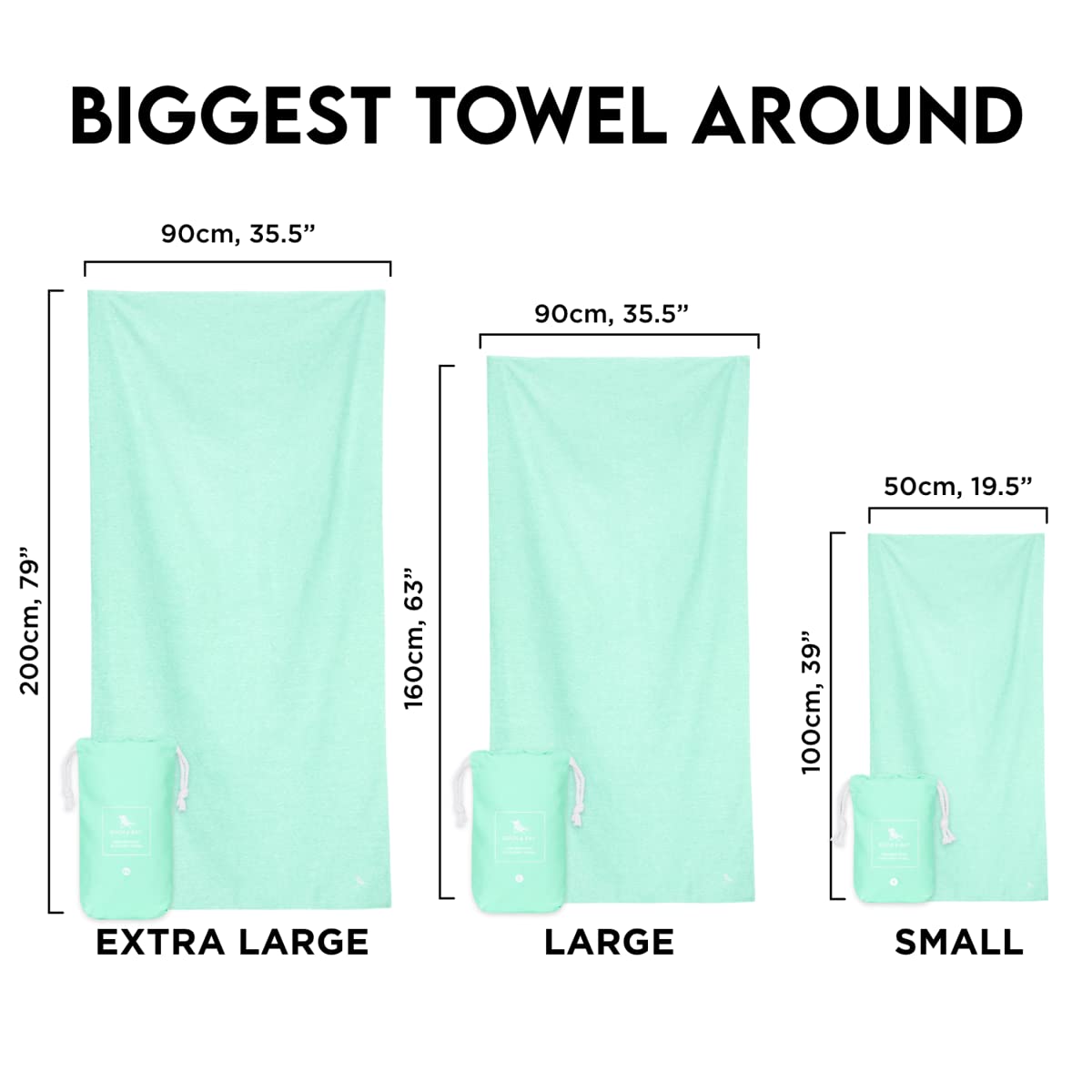 Dock & Bay Strandhandtuch Large - Schnelltrocknend, Sandabweisend, 100% Recycelt