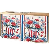 4th of July Cabinet Curtain Patriotic Boots Kitchen...
