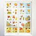 Omgouue 180PCS Fall Leaves Window Clings - Thanksgiving Maple Decorations Autumn Sticker Decals Party Decor Ornaments