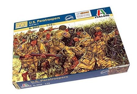 US Paratroopers 1/72 Italeri 6063 collection de soldats miniatures de la Seconde Guerre Mondiale