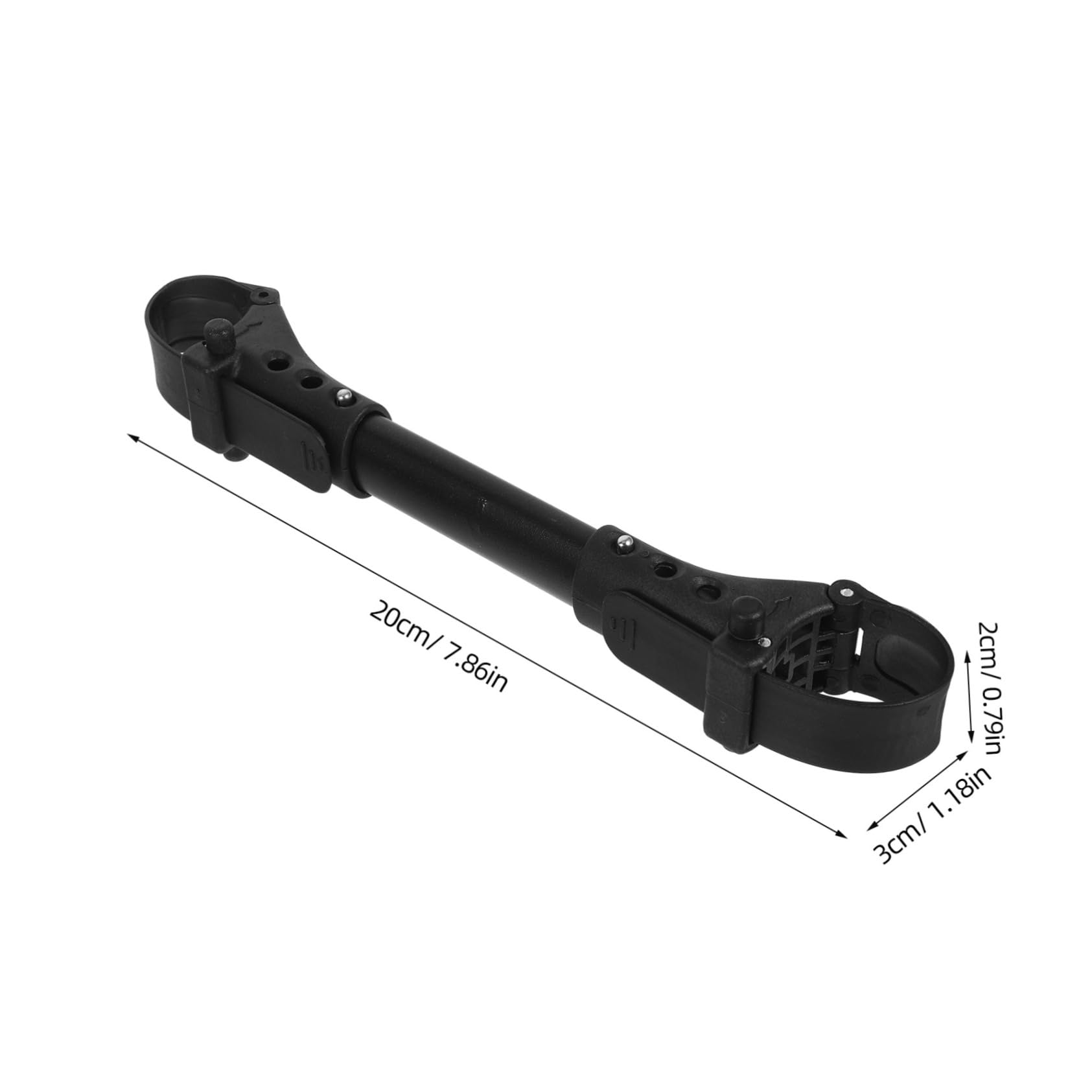 QUMIIRITY Dual Stroller Pram Connector for Twins 2pcs Aluminum Stroller Connector Lightweight Strong Versatile for Outdoor Use