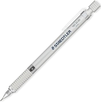 Staedtler Mechanical Pencil 0.5mm for Drafting Silver Series 925 25 Blister Pack 92525 05BK