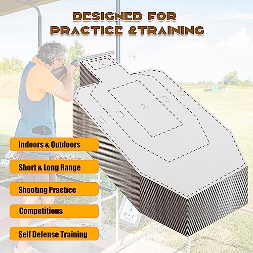 20 Sheets 3018 Tactical Cardboard Targets, IDPA Targets