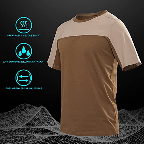 Votagoo Tactical Camo T-Shirt For Men Short Sleeve Outdoor Summer Military Shirt Quick-Dry #TOP2