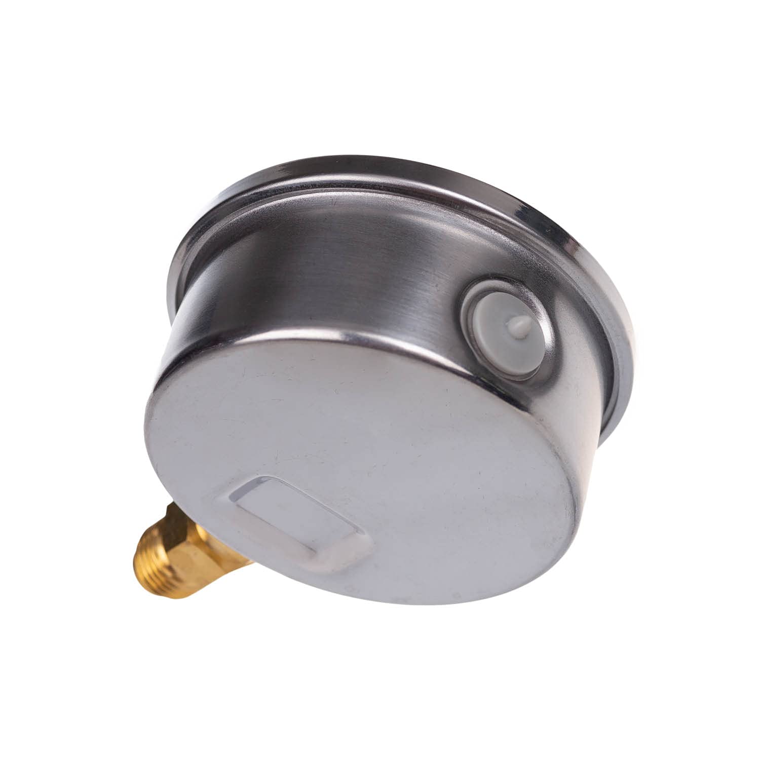 Manometer zuurstof - G 1/4 - 63 mm - meetbereik 0 tot 400 bar - voor flesdruk 300 bar - aansluiting radiaal onderaan
