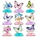Rsstarxi 9 Pieces Butterfly Honeycomb Centerpieces Butterfly Birthday Party Table Decorations Butterfly Honeycomb Table Centerpieces for Butterfly Themed Baby Shower Wedding Birthday Party Supplies