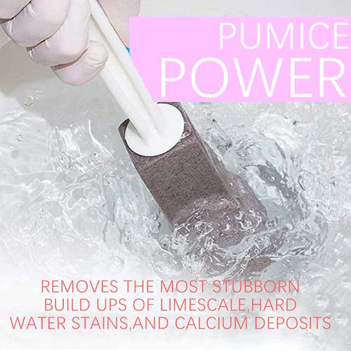 HengLiSam 2 Pack Handle Toilet Bowl Cleaner Pumice Stone Sticks Hard Water Ring Stains Remover for Kitchen/Bath/Pool/Household Cleaning - Image 6